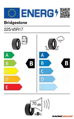 Bridgestone T005* RFT XL 225/45 R17 94Y nyári gumi 2. kép