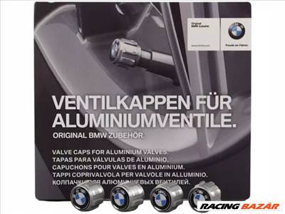 Gyári BMW alumínium szelepsapka készlet 36122447401