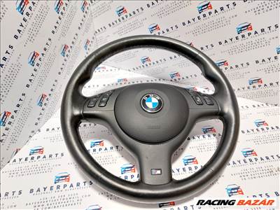 BMW E46 E39 X5 M kormány sportkormány bőrkormány multikormány bőr sport multi kormány (001709)  
