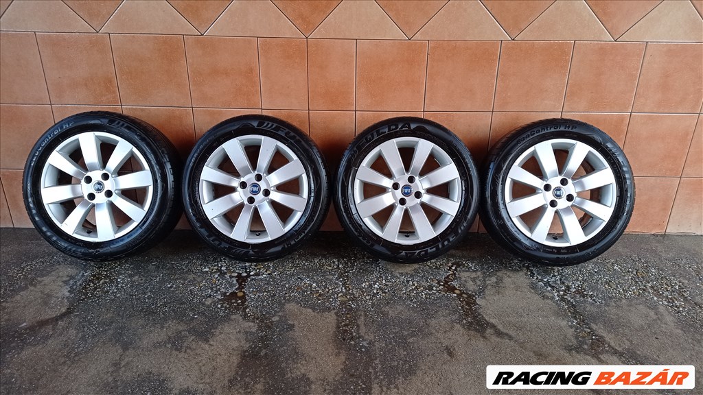 FIAT GRNDE PUNTO 16" ALUFELNI 4X100 NYÀRI 205/55R16 GUMIVAL OLCSÒN!!! 1. kép