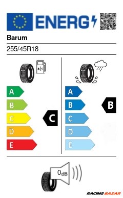 Barum Bravuris 5HM XL 255/45 R18 103Y nyári gumi 2. kép