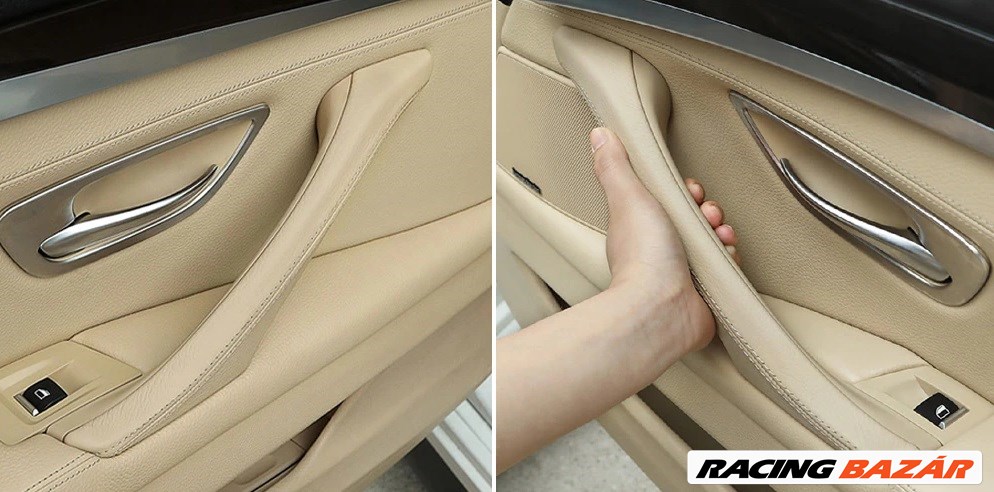 BMW F10 F11 ajtóbehúzó belső+külső bőrözött része bézs 1. kép