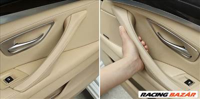 BMW F10 F11 ajtóbehúzó belső+külső bőrözött része bézs