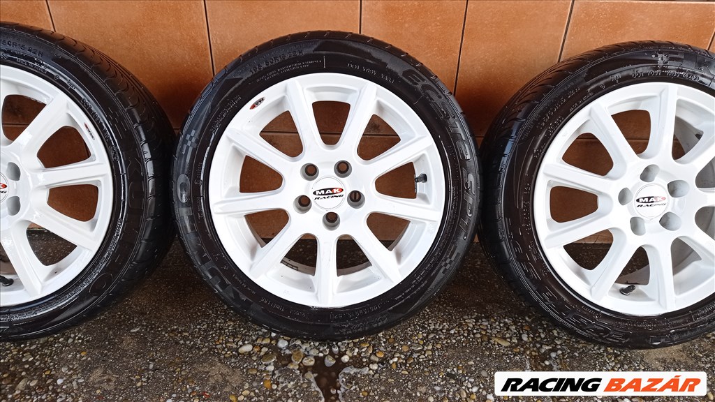 MAK RACING 15" ALUFELNI 5X100 NYÀRI 195/50R15 GUMIVAL OLCSÒN!!! 5. kép