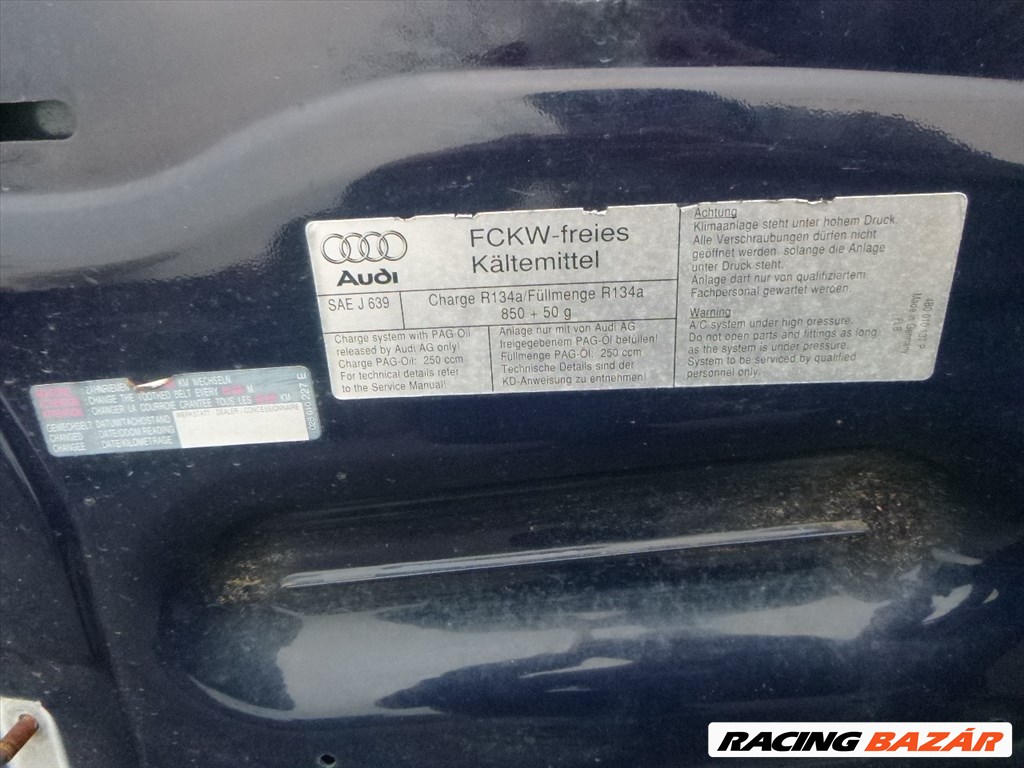 Audi A6 (C5 - 4B) 1998 KÉK motorháztető 4B0 010 137 P 14. kép