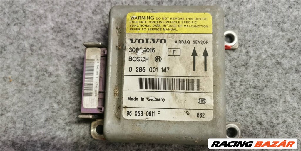 VOLVO S40 első középső ütközés érzékelő 30854016 1. kép