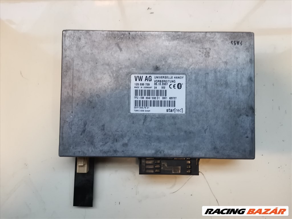 Skoda Octavia II RS 2.0 TFSI bluetooth elektronika  1z0035729 1. kép