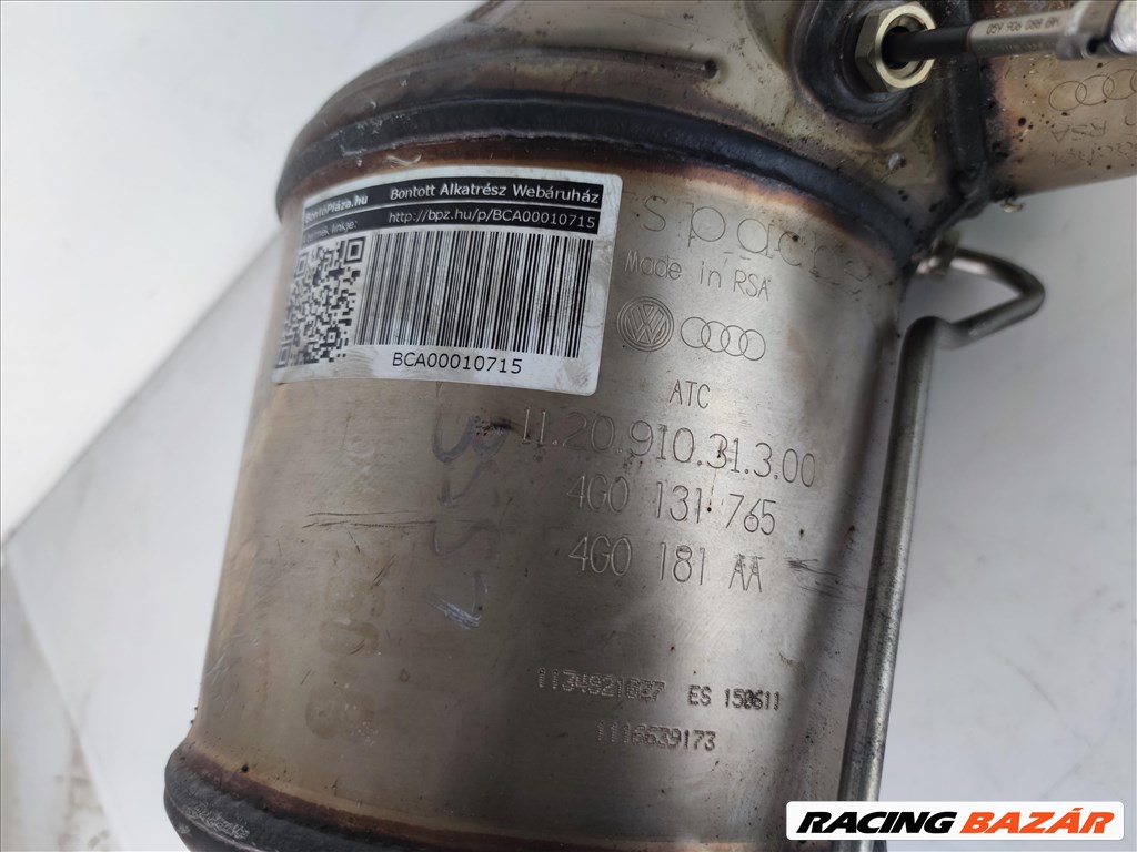 Audi A6 4G DPF Részecskeszűrő  4g0131765 2. kép