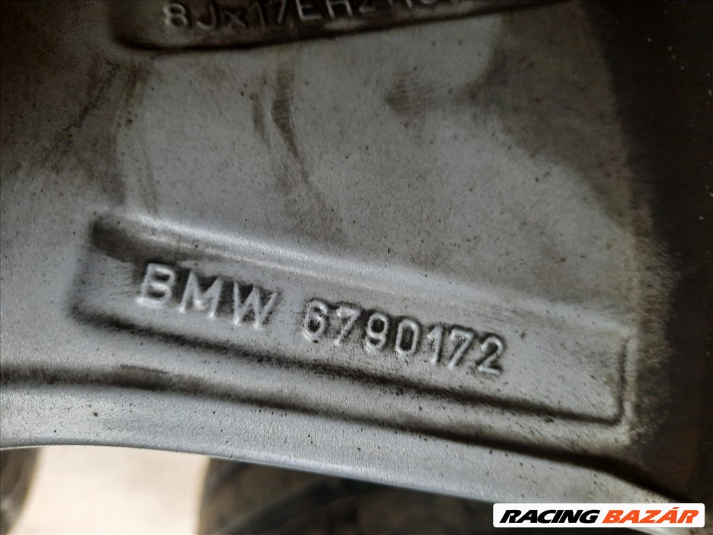 BMW 5 (2010-2017) 5x120  8Jx17 Et30 újszerű gyári alufelni+TPMS szenzor 6. kép