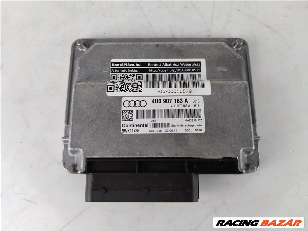 Audi A6 4G AWD sebességváltó vezérlő modul  4h0907163a 1. kép