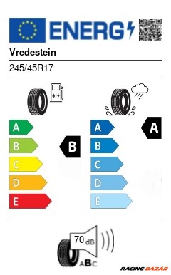 Vredestein ULTRAC XL 245/45 R17 99Y nyári gumi 2. kép