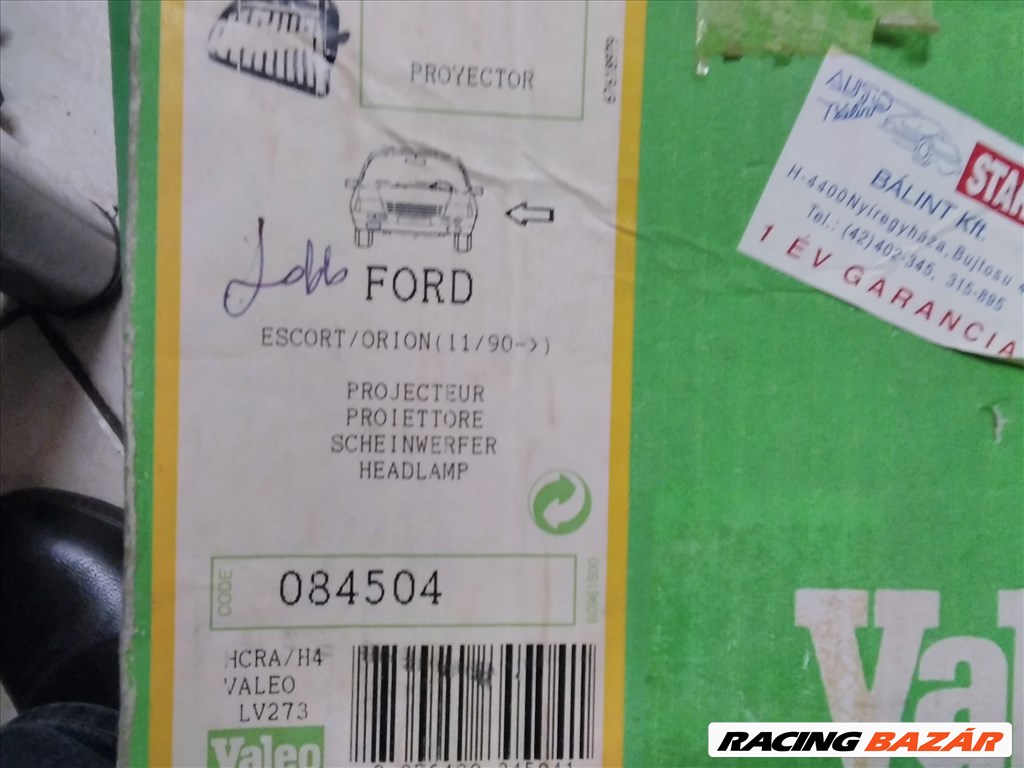 Ford Escort Mk5 Jobb oldali fényszóró  04504 084504 3. kép