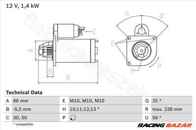 ÖNINDÍTÓ - BOSCH 0986018310