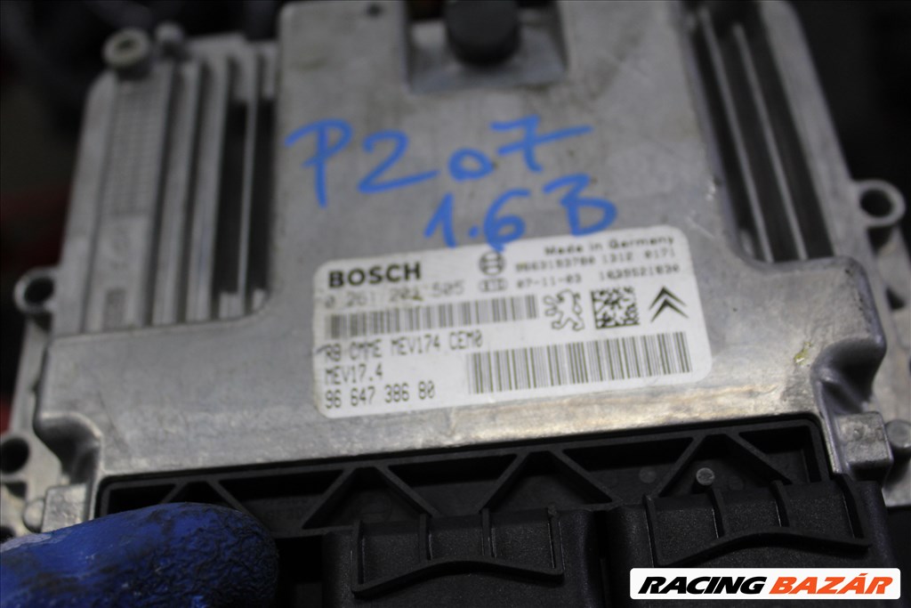 Peugeot 207 1.6B Motorvezérlő 9664738680 2. kép