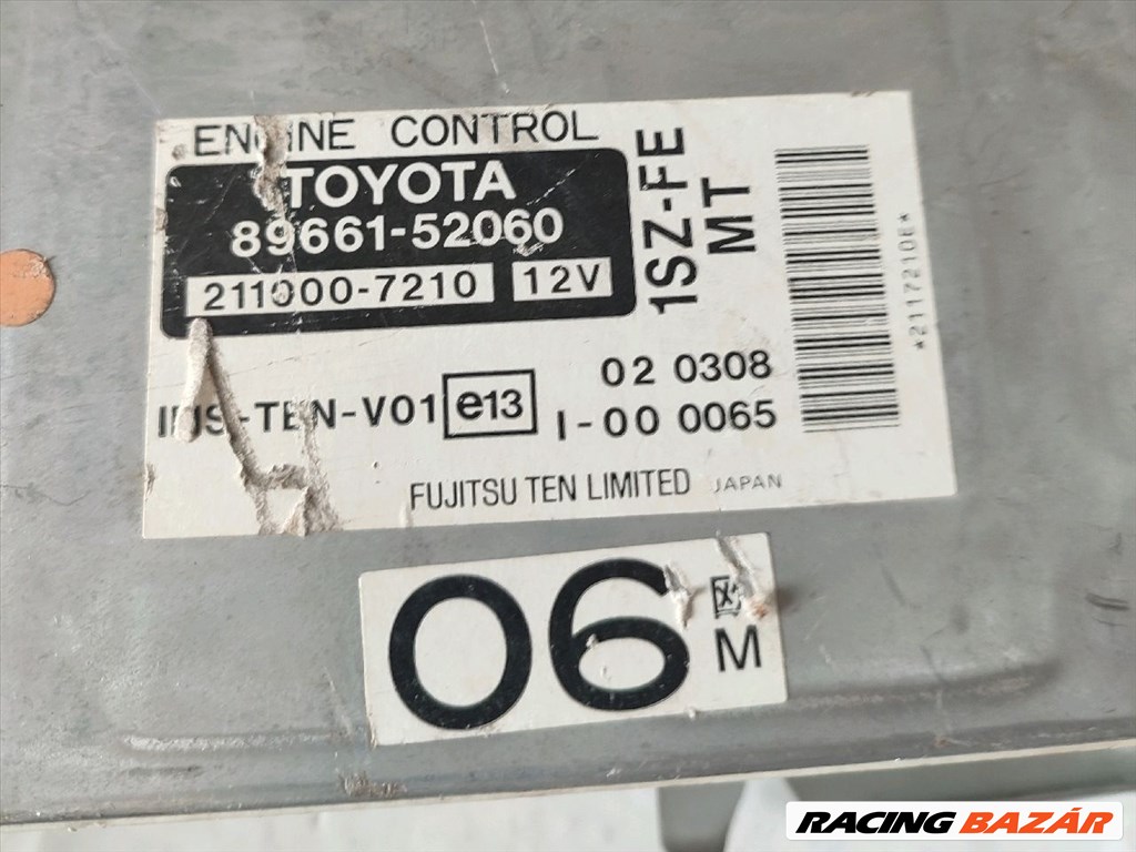 Toyota Yaris (XP10) motorvezérlő  8966152064 3. kép
