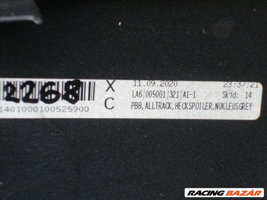 VW Passat B8 Alltrack hátsó lökhárító alsó Spoiler 3G9807521 Új 5. kép