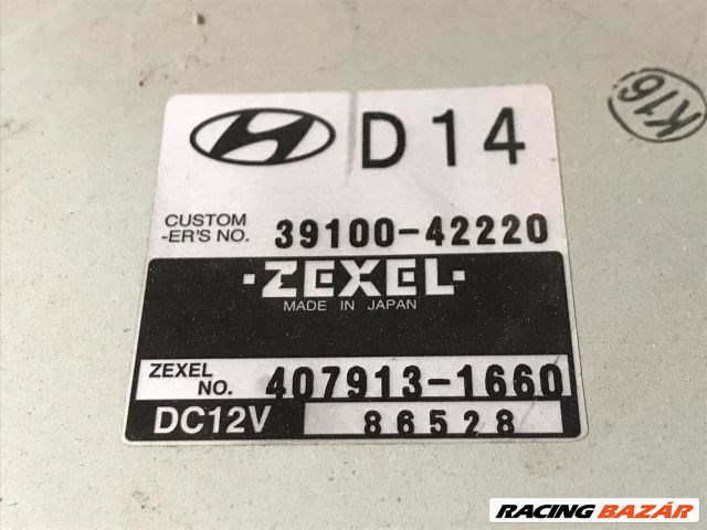 Hyundai H-1 Starex TD motorvezérlő  3910042220d4bf 4. kép