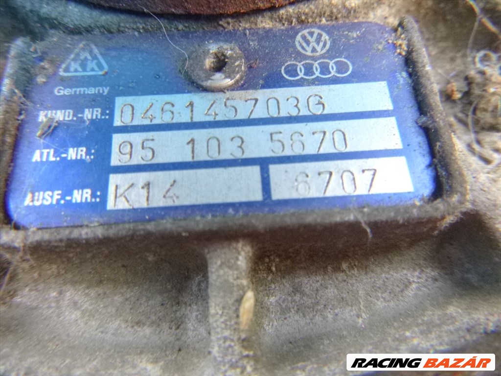 Audi A6 (C4 - 4A) 1997, 2,5 TDI, K14, (6707)   turbó 046 145 703 G 951035670 2. kép