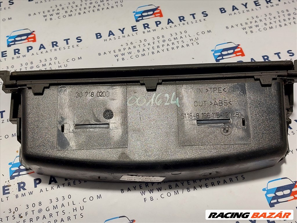 BMW E46 középső szemüveg tartó tároló konzol középkonzol (001624) 51168196115 2. kép