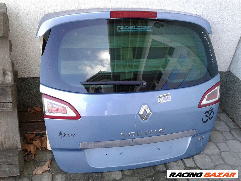 Renault Scénic III 2009-2013 bontott motorháztető, sárvédő, ajtó, lökhárító, csomagtér ajtó, tükör 7. kép