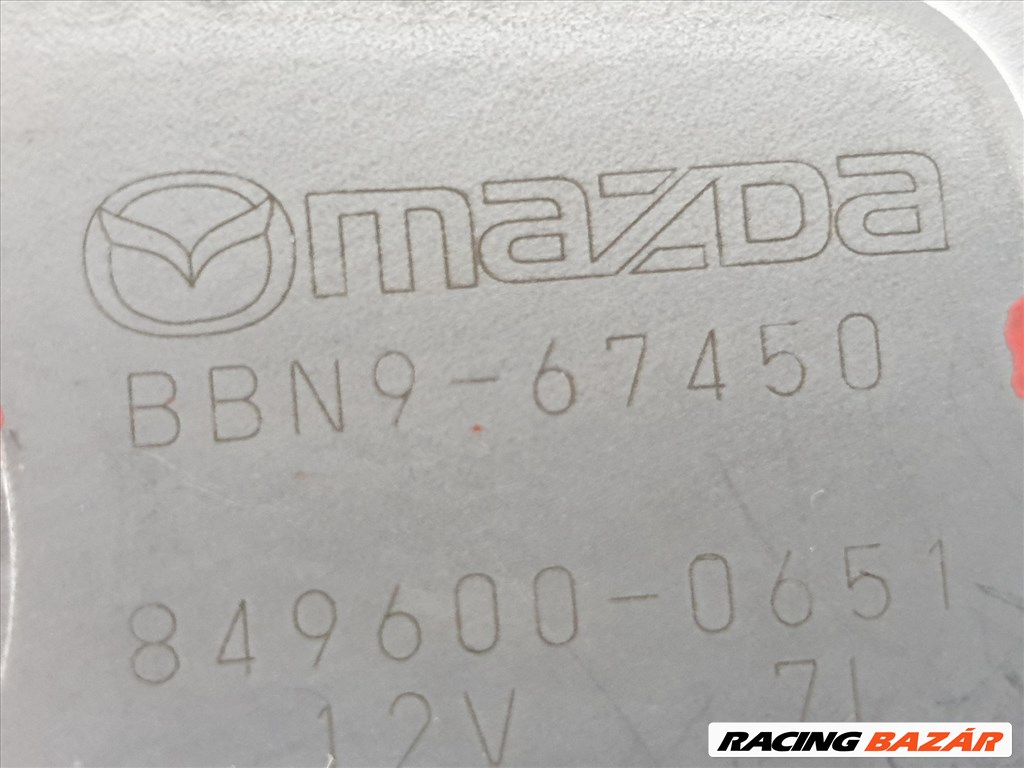 503028 Mazda 3 BL, 2010, Hátsó Ablaktörlő Motor Karral, BBN9-67450 6. kép