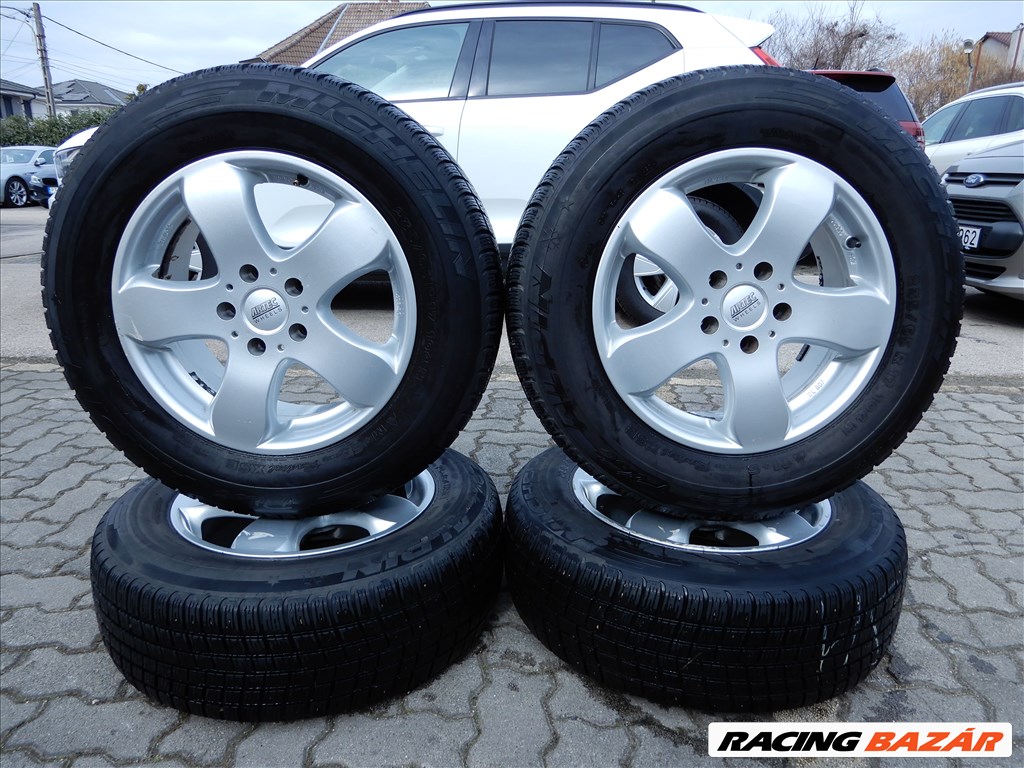  5x112 lyukosztású 17" Artec alufelni, rajta 235/65 használt Michelin  gumi   3. kép