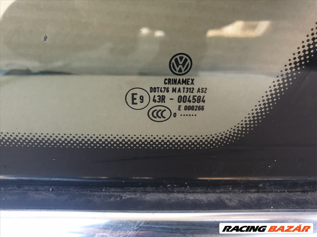 Volkswagen Golf VI Kombi jobb hátsó fixüveg, krómozott 2. kép