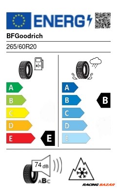 BFGoodrich All Terrain T/A KO2 RBL 265/60 R20 121S off road, 4x4, suv nyári gumi 2. kép