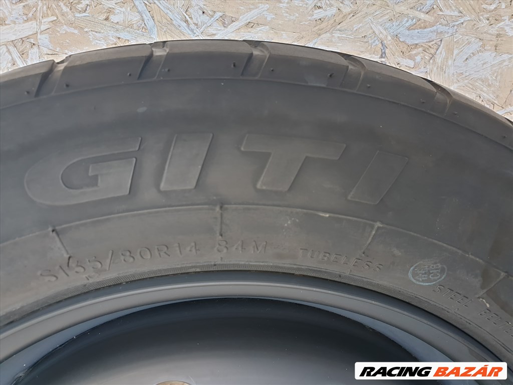 502820 Fiat Punto Evo,  Pótkerék, Giti 135/80R14, 4x98, ET 43, 4X14 3. kép