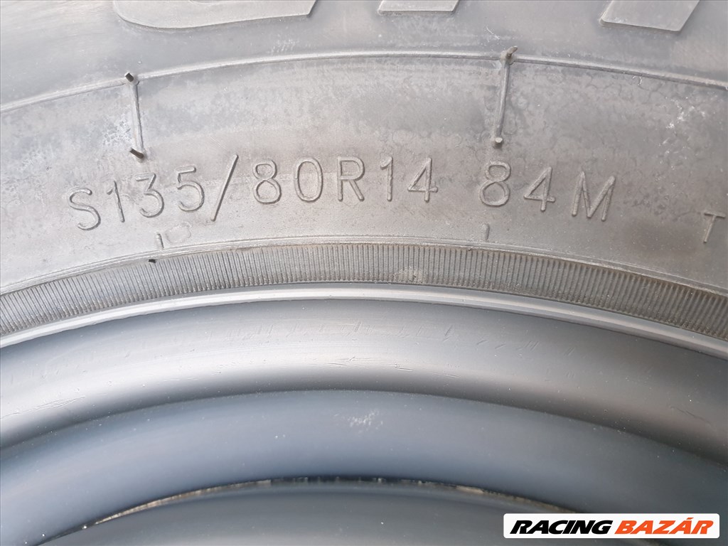 502820 Fiat Punto Evo,  Pótkerék, Giti 135/80R14, 4x98, ET 43, 4X14 4. kép