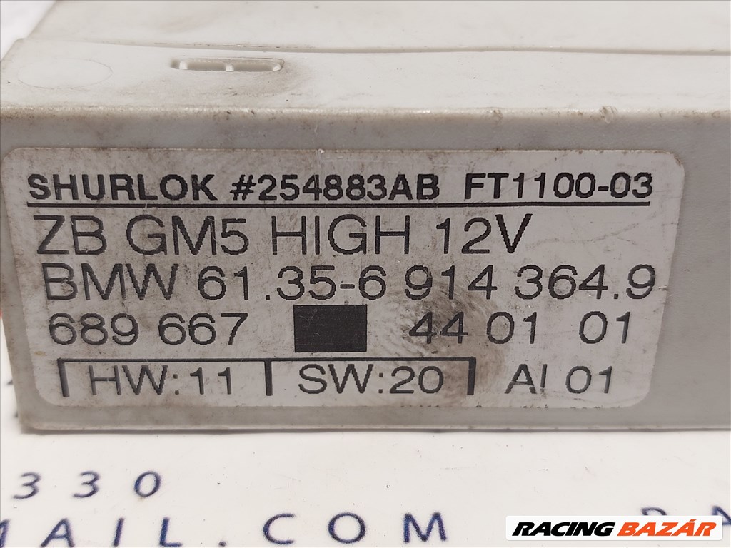 BMW E46 komfort ground modul elektronika GM 5 GM5 ZB Shurlok HIGH eladó (888695)  61356914364 4. kép