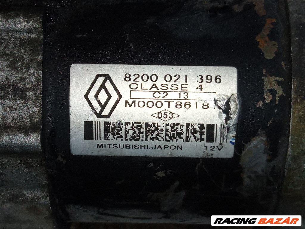 Renault 1.5 DCI Önindító M000T86181 8200021396 2. kép