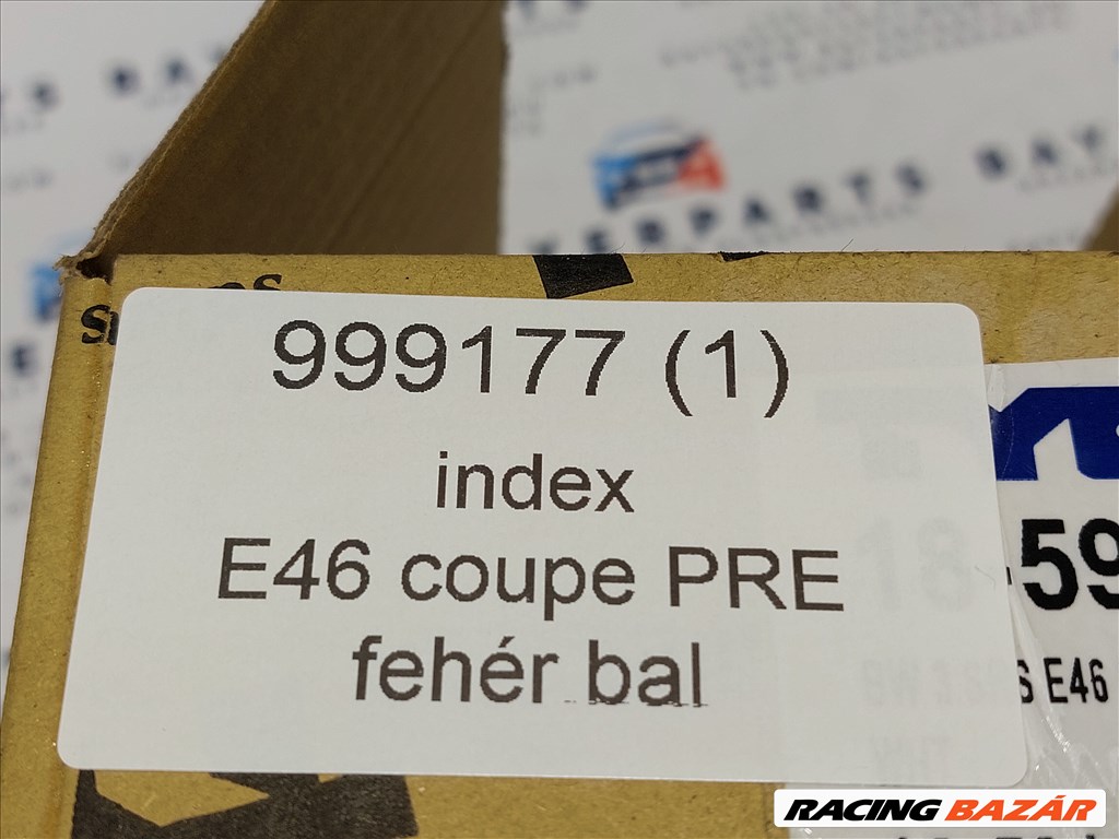 BMW E46 coupe cabrio facelift előtti új bal első fehér index lámpa - csavaros (999177) 4. kép