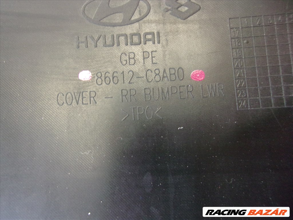 HYUNDAI I20 hátsó lökhárító betét 2019- 86612C8AB0 5. kép