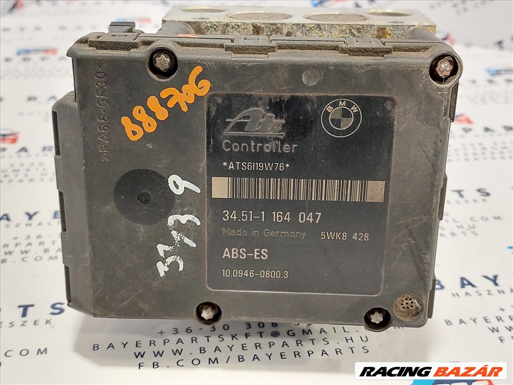 BMW E36 ABS ABS-ES kocka tömb vezérlő eladó (888706)  34511164047 10020400314 2. kép