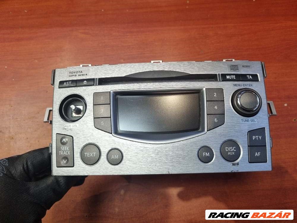 Toyota Verso autórádió / CD fejegység kezelőpult 861200F090 1. kép