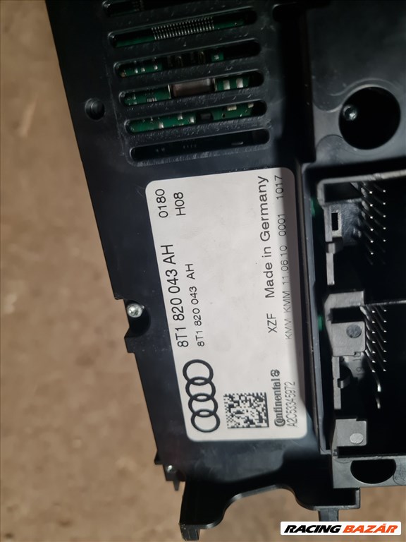 Audi A4 (B8 - 8K) Klímapanel, 8T1 820 043 AH 2. kép