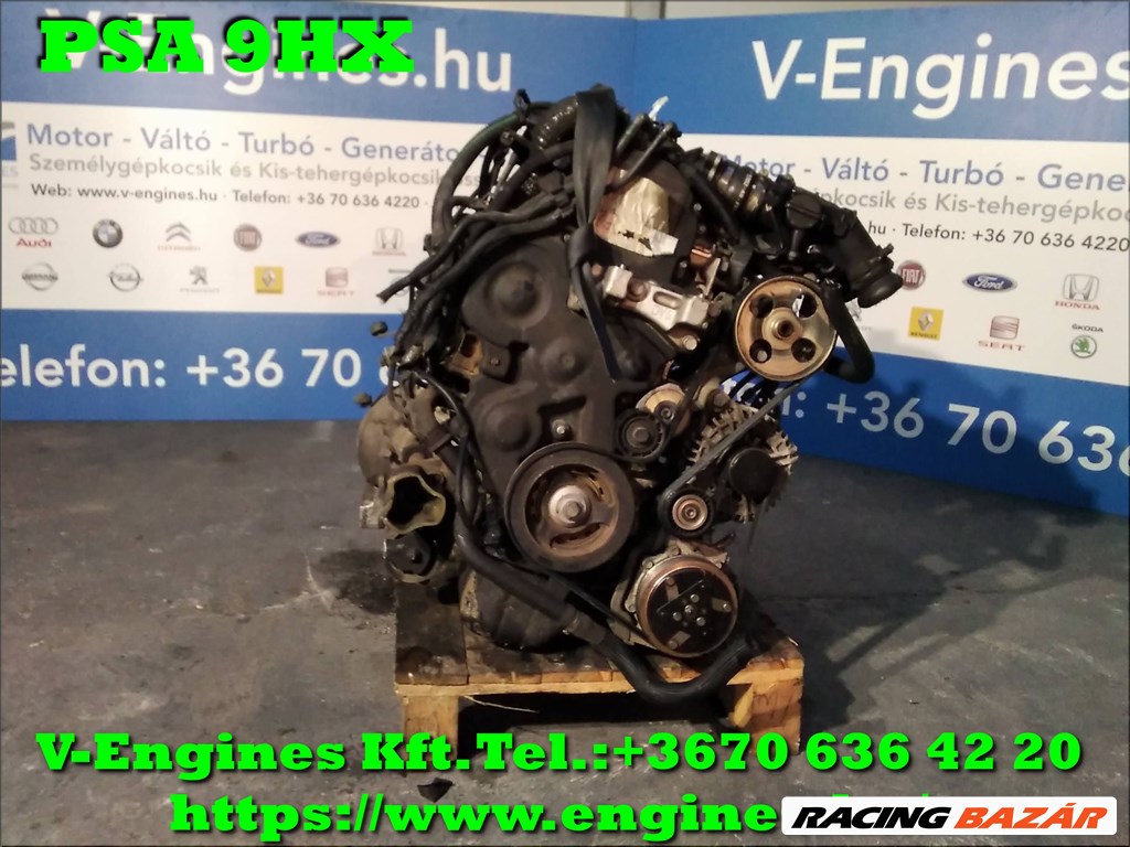 PSA 9HX bontott motor 3. kép
