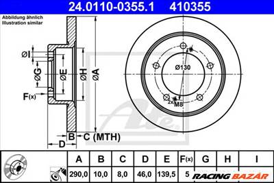 ATE 24.0110-0355.1 - féktárcsa SUZUKI