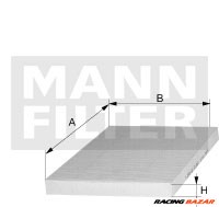 MANN-FILTER CUK 24 003 - pollenszűrő BUICK CADILLAC CHEVROLET HOLDEN OPEL VAUXHALL 1. kép