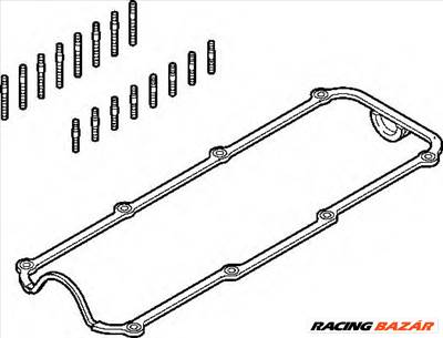 ELRING 457.200 - tömítéskészlet, szelepfedél ARO AUDI AUDI (FAW) DACIA GURGEL HONGQI SEAT VW VW (FAW