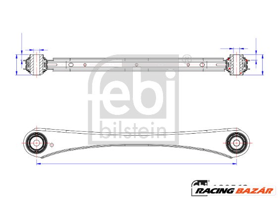 FEBI BILSTEIN 180562 - Lengőkar BMW 1. kép