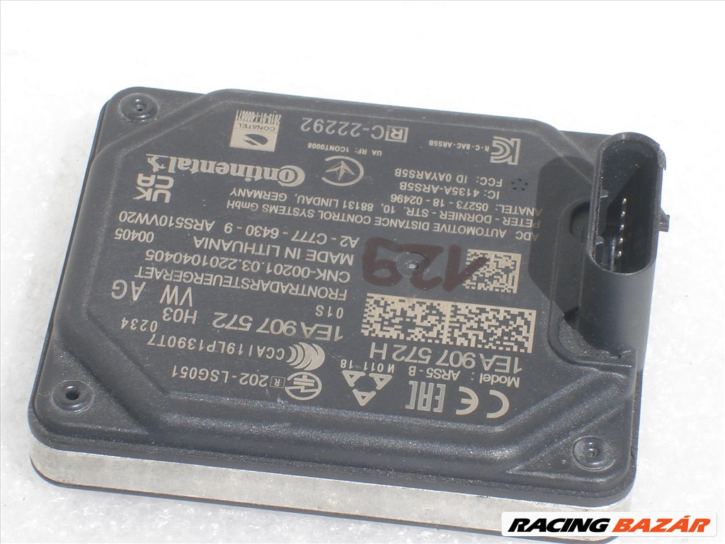VW ID.3 ID.4 Adaptív tempómat szenzor 1EA907572 2020-tól 2. kép