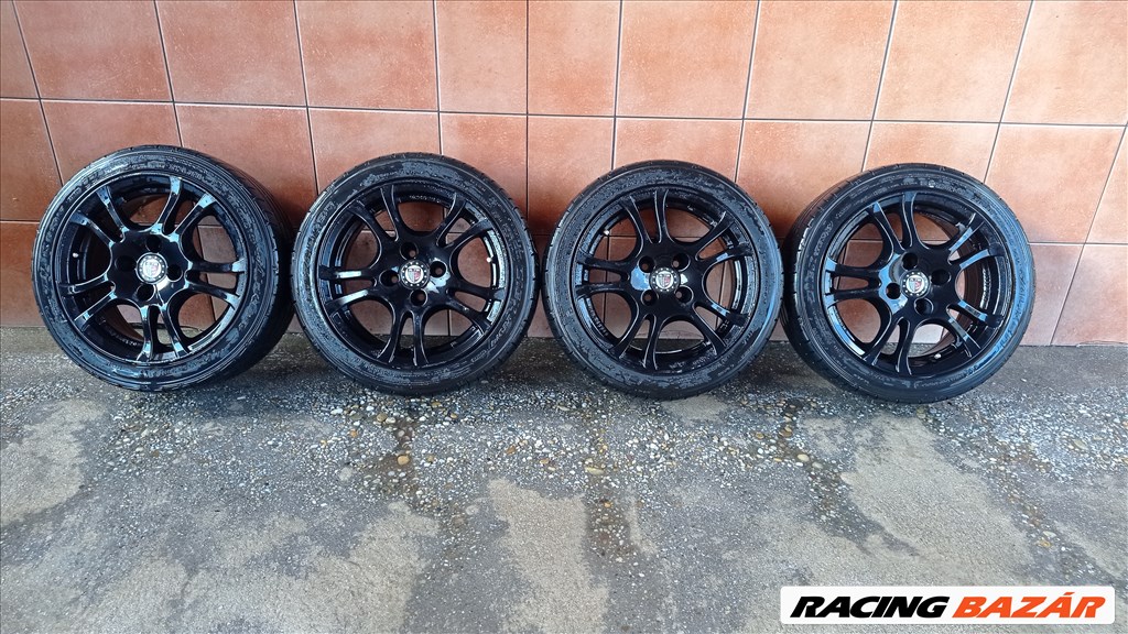 PLATIN 15" ALUFELNI 4X100 NYÁRI 195/45R15 GUMIVAL OLCSÒN!!! 1. kép