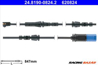 ATE 24.8190-0824.2 - figyelmezető kontaktus, fékbetétkopás BMW