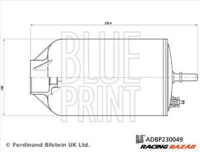 BLUE PRINT ADBP230049 - Üzemanyagszűrő MAN VW