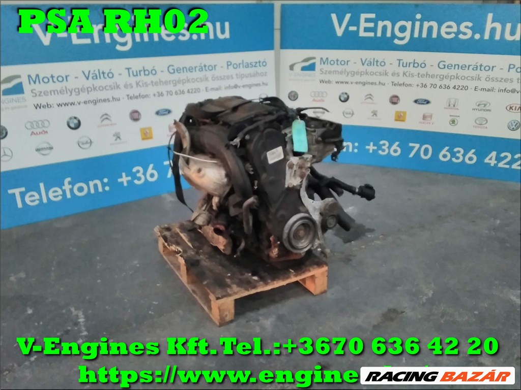 PSA RH02 bontott motor,  3. kép