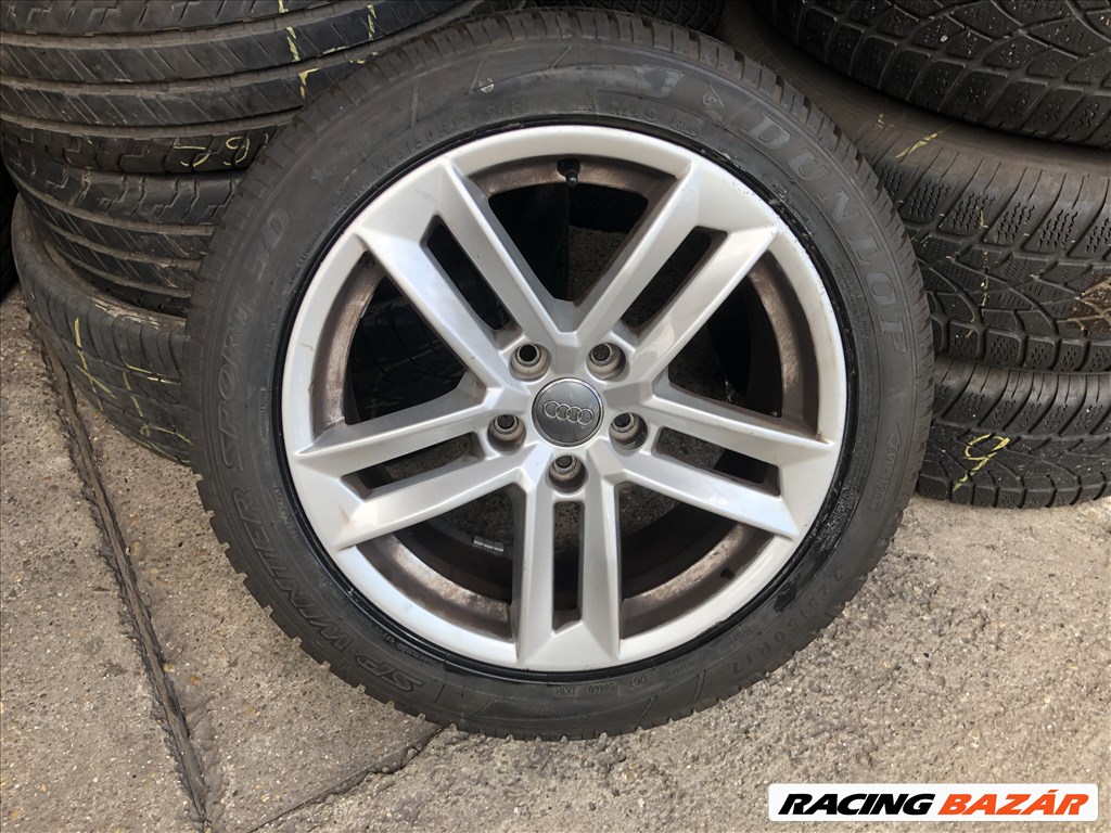 Audi A4 8W gyári 7,5X17-es 5X112-es ET38-as könnyűfém felni garnítúra eladó 4. kép