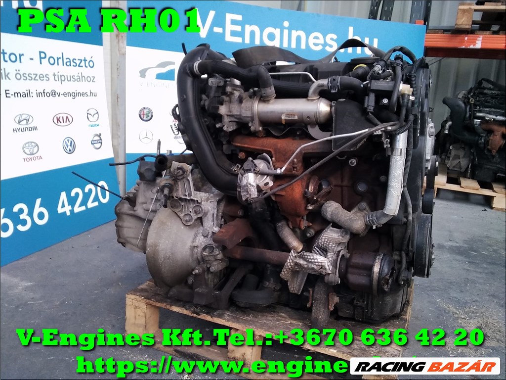 PSA RH01 bontott motor,  2. kép
