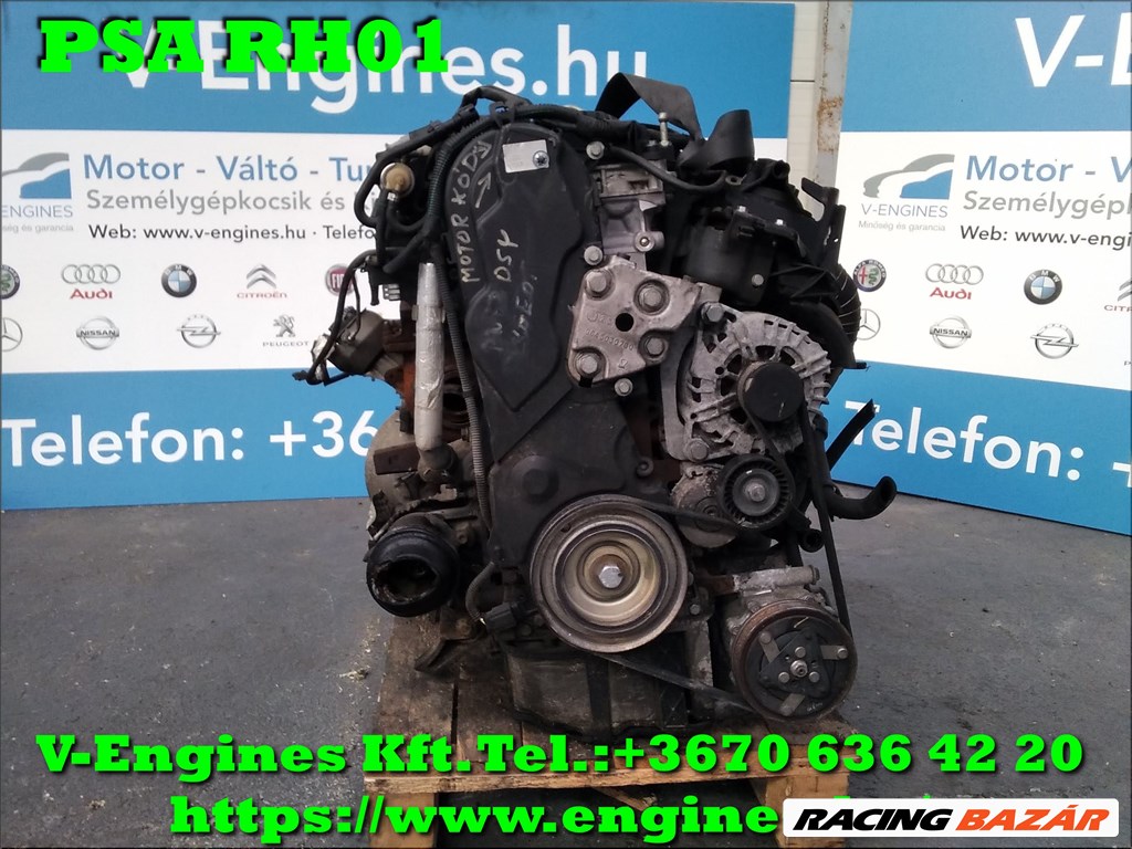 PSA RH01 bontott motor,  3. kép